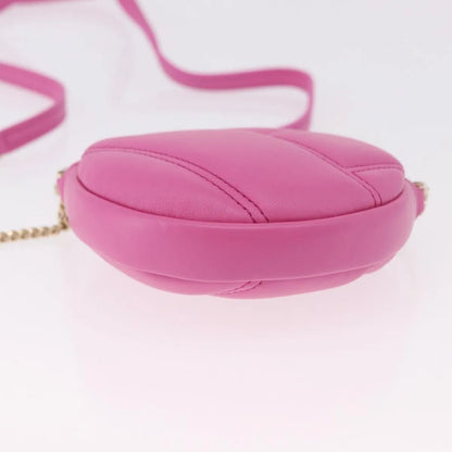 Bvlgari Shoulder Leather, Pink, Leather, Shoulder Bag