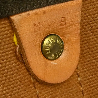 Louis Vuitton Keepall Monogram, Brown, Canvas, Travel Bag