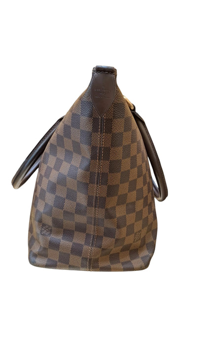 Louis Vuitton Saleya Damier, Brown, Leather, Tote Bag