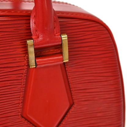 Louis Vuitton Sablons Epi Leather, Red, Leather, Handbag