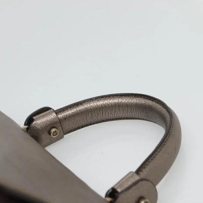 Salvatore Ferragamo Sofia Satchel Leather, Gold, Leather, Handbag