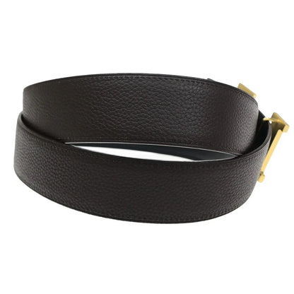 Hermes Constance Reversible Belt Leather, Brown, Leather, Belt