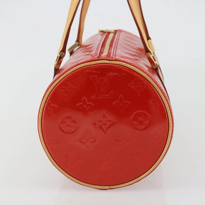 Louis Vuitton Bedford Monogram Vernis, Red, Patent Leather, Handbag