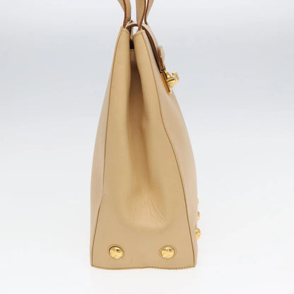 Salvatore Ferragamo Vintage Leather, Beige, Leather, Shoulder Bag