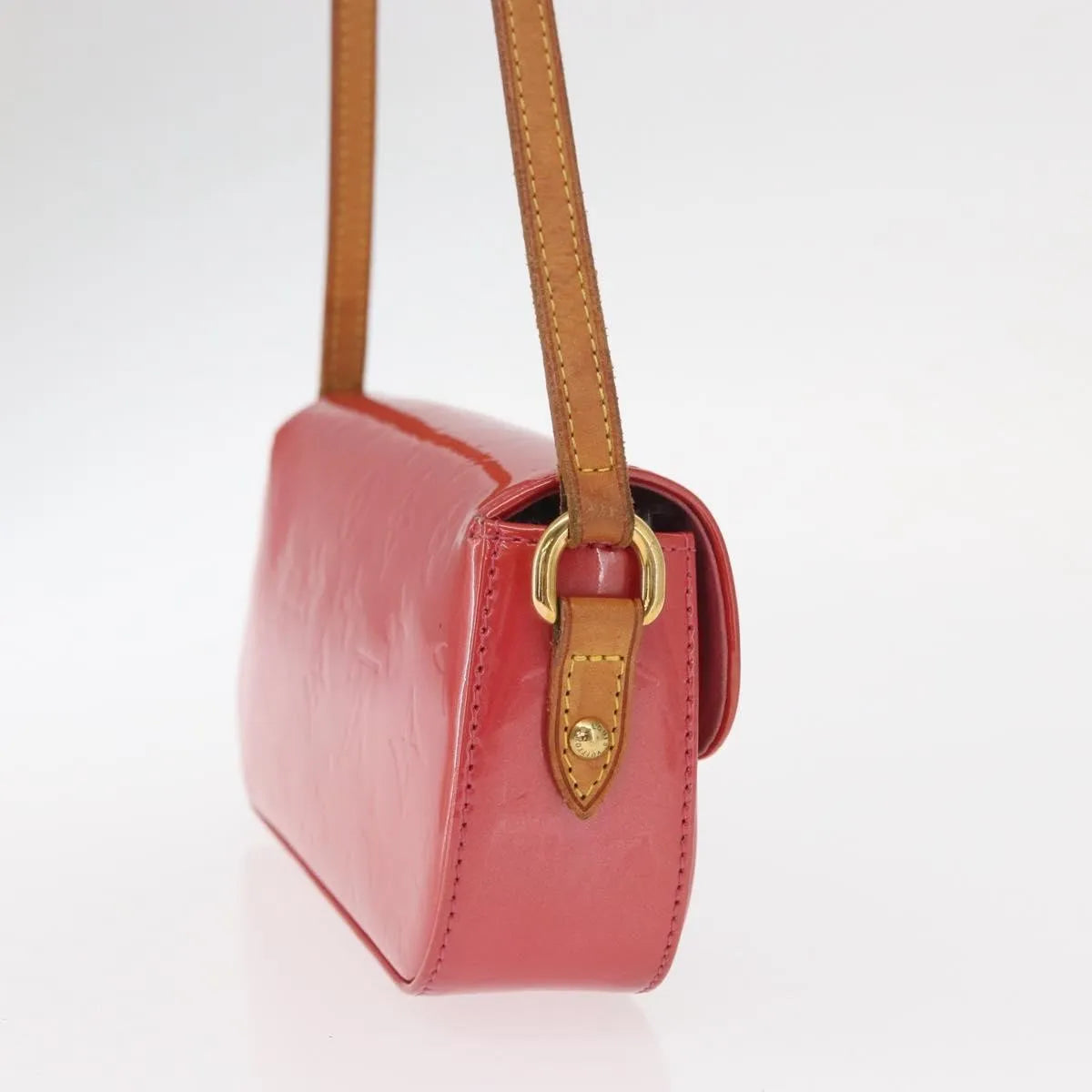 Louis Vuitton Malibu Street Monogram Vernis, Pink, Patent Leather, Handbag