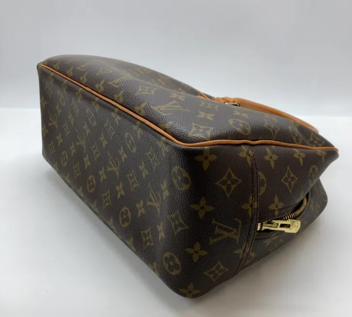 Louis Vuitton Deauville Monogram Canvas, Brown, Canvas, Handbag