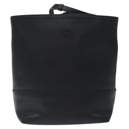 Bottega Veneta Vintage Leather, Black, Leather, Shoulder Bag