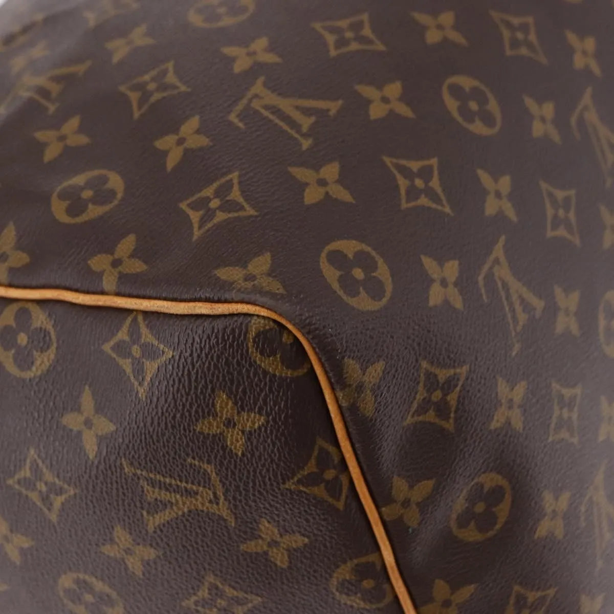 Louis Vuitton Keepall Monogram, Brown, Canvas, Travel Bag