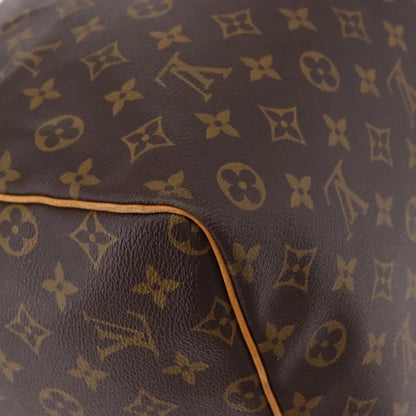 Louis Vuitton Keepall Monogram, Brown, Canvas, Travel Bag