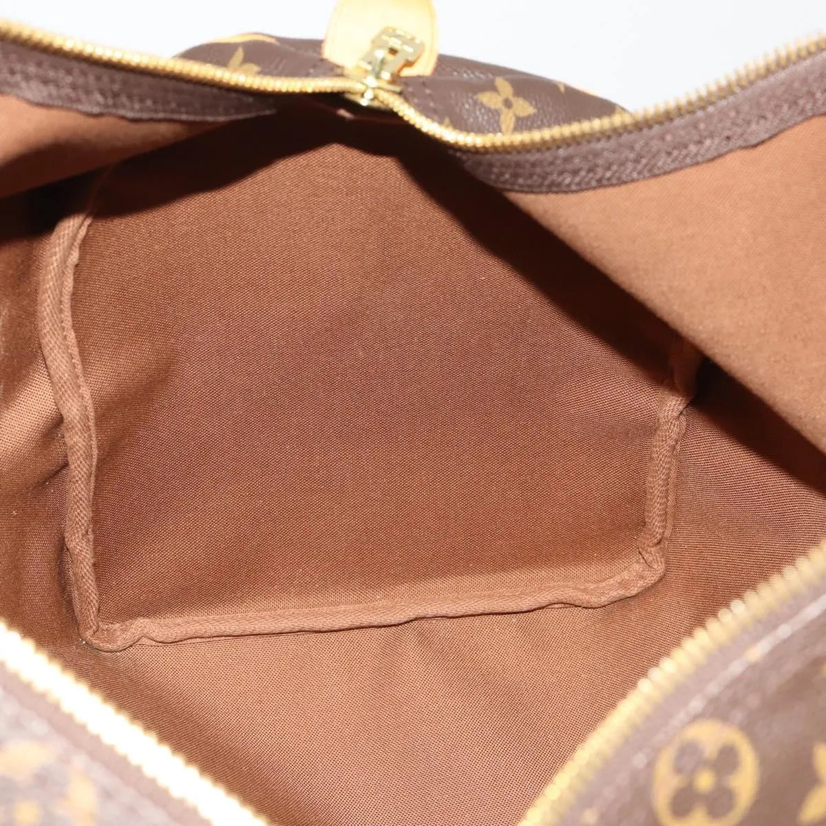 Louis Vuitton Keepall Monogram Canvas, Brown, Canvas, Travel Bag