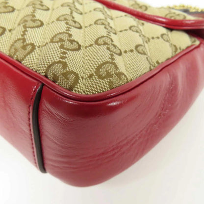 Gucci GG marmont Canvas, Beige, Canvas, Shoulder Bag