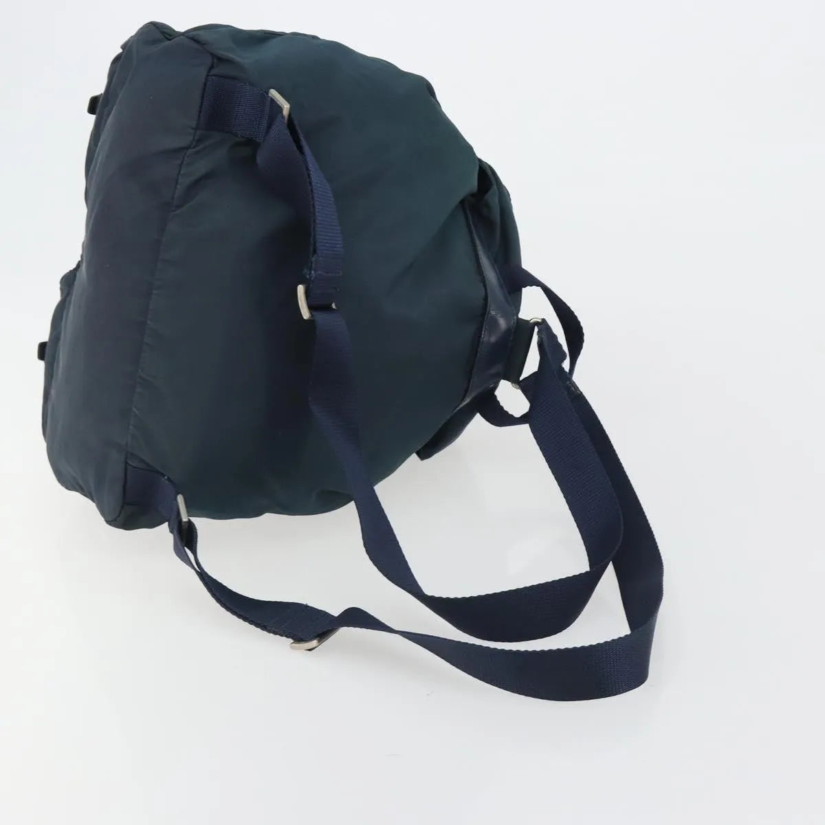 Prada Double Front Pocket Tessuto, Navy, Nylon, Backpack