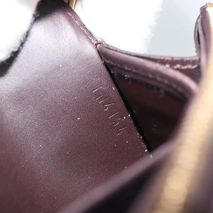 Louis Vuitton Sarah Chain Monogram Vernis, Burgundy, Patent Leather, Clutch