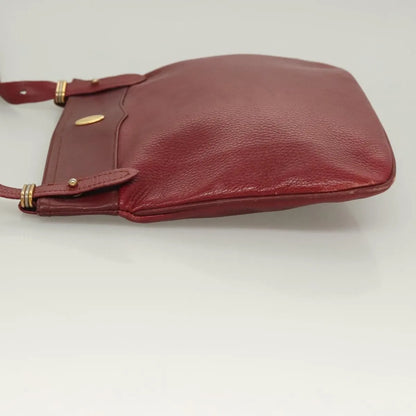 cartier Vintage must de Cartier Leather, Burgundy, Leather, Shoulder Bag
