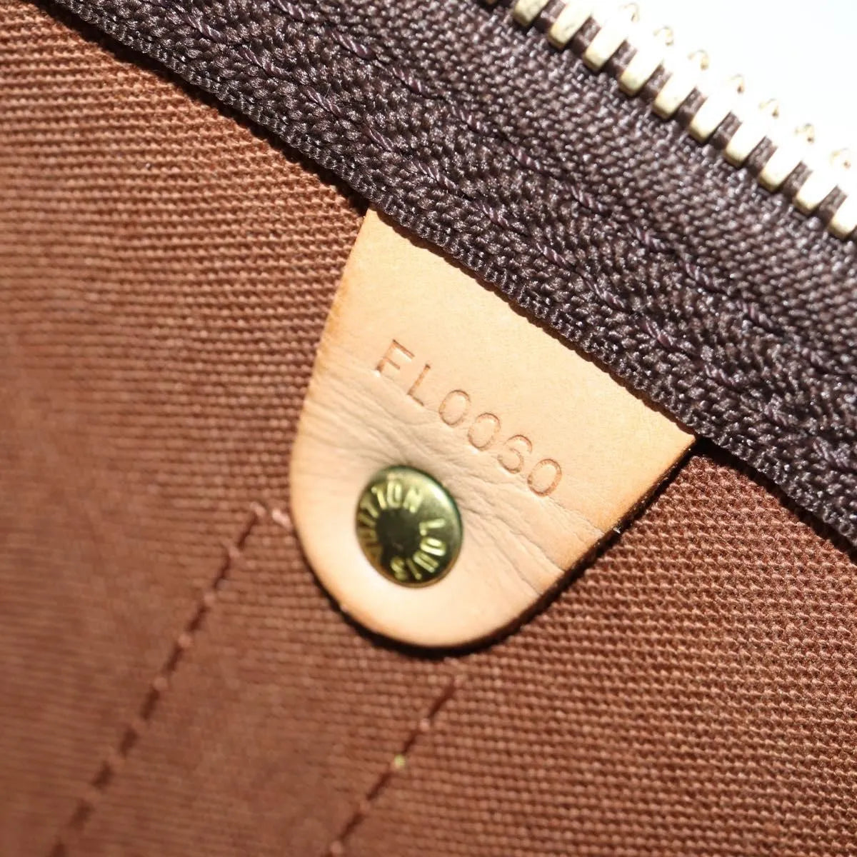 Louis Vuitton Keepall Monogram Canvas, Brown, Canvas, Travel Bag