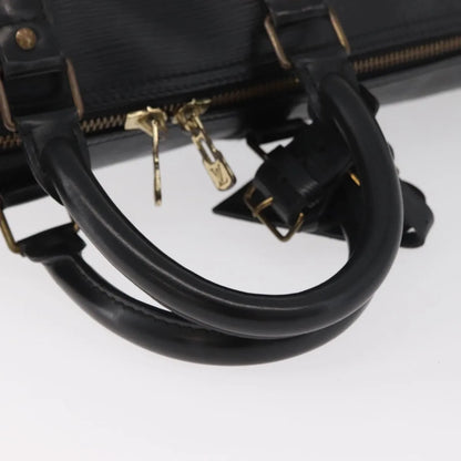 Louis Vuitton Keepall Epi Leather, Black, Leather, Travel Bag