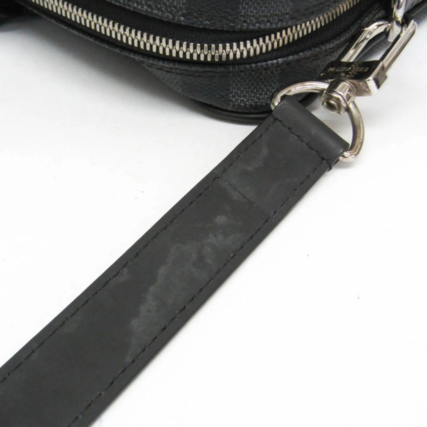 Louis Vuitton Porte-Documents Voyage Damier, Black, Canvas, Briefcase
