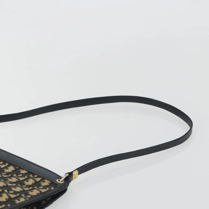Christian Dior Vintage Trotter Canvas, Navy, Canvas, Shoulder Bag