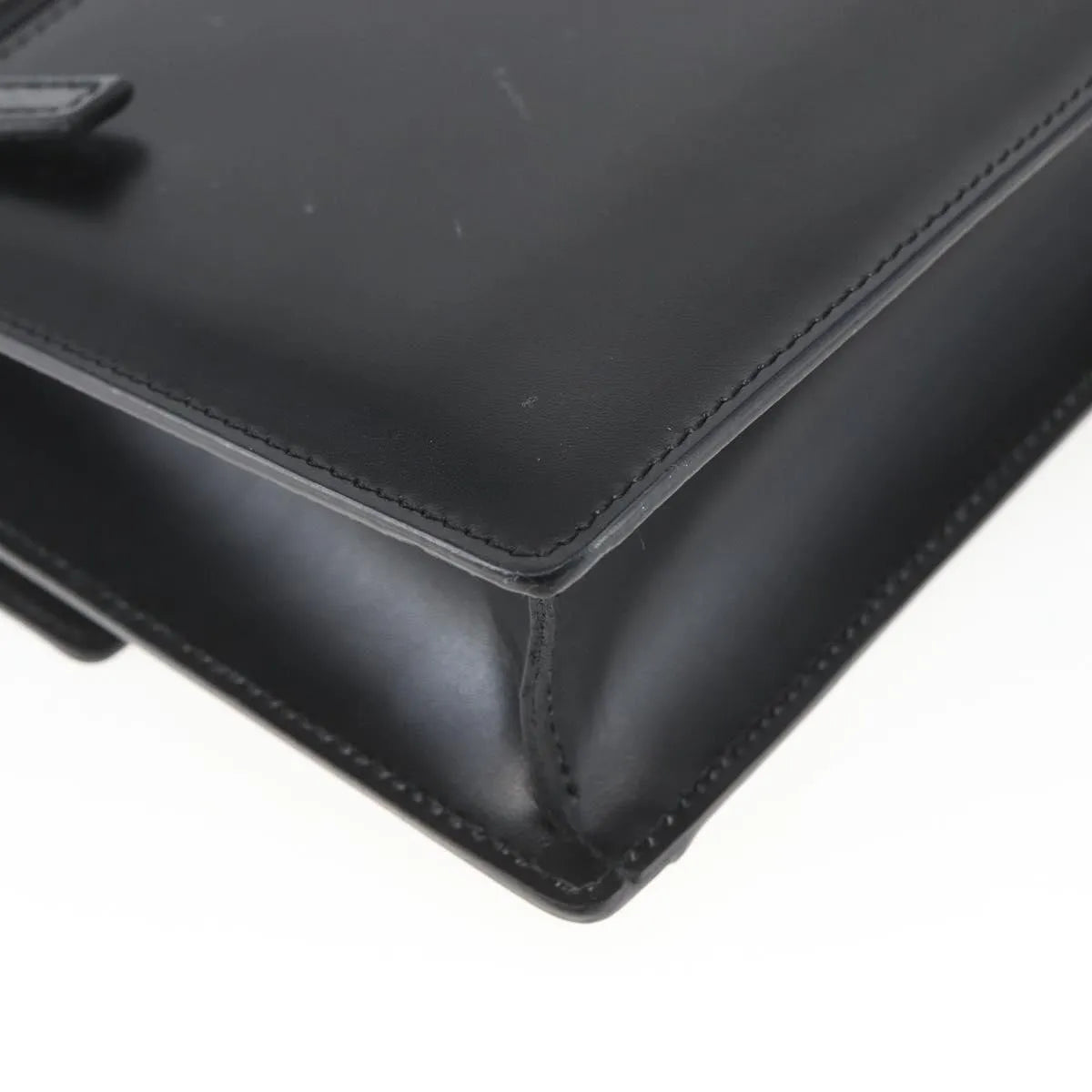 Versace Vintage Clutch Leather, Black, Leather, Clutch