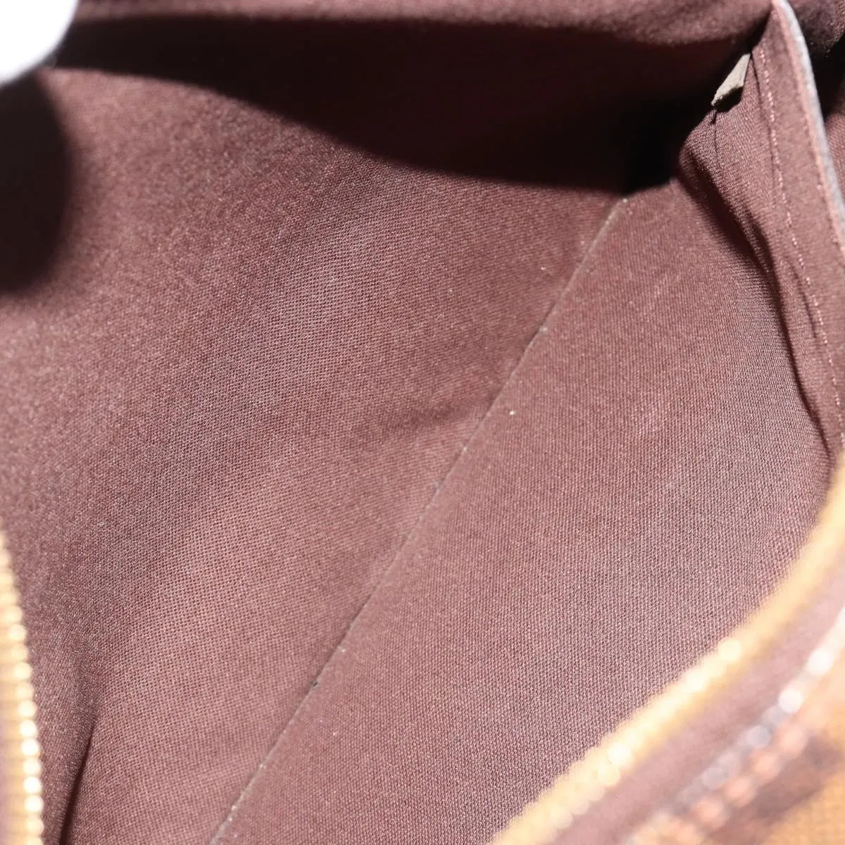 Louis Vuitton Naviglio Damier, Brown, Canvas, Shoulder Bag