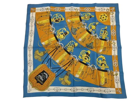 Hermes Carré 90 Silk multicolor, Multicolour, Silk, Scarf