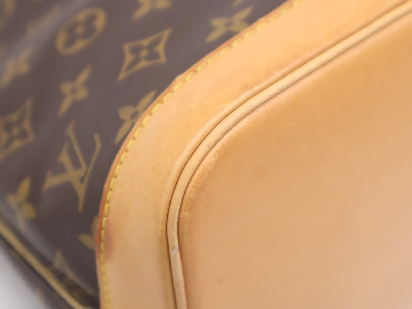 Louis Vuitton Vintage Alma Monogram Canvas, Brown, Canvas, Handbag