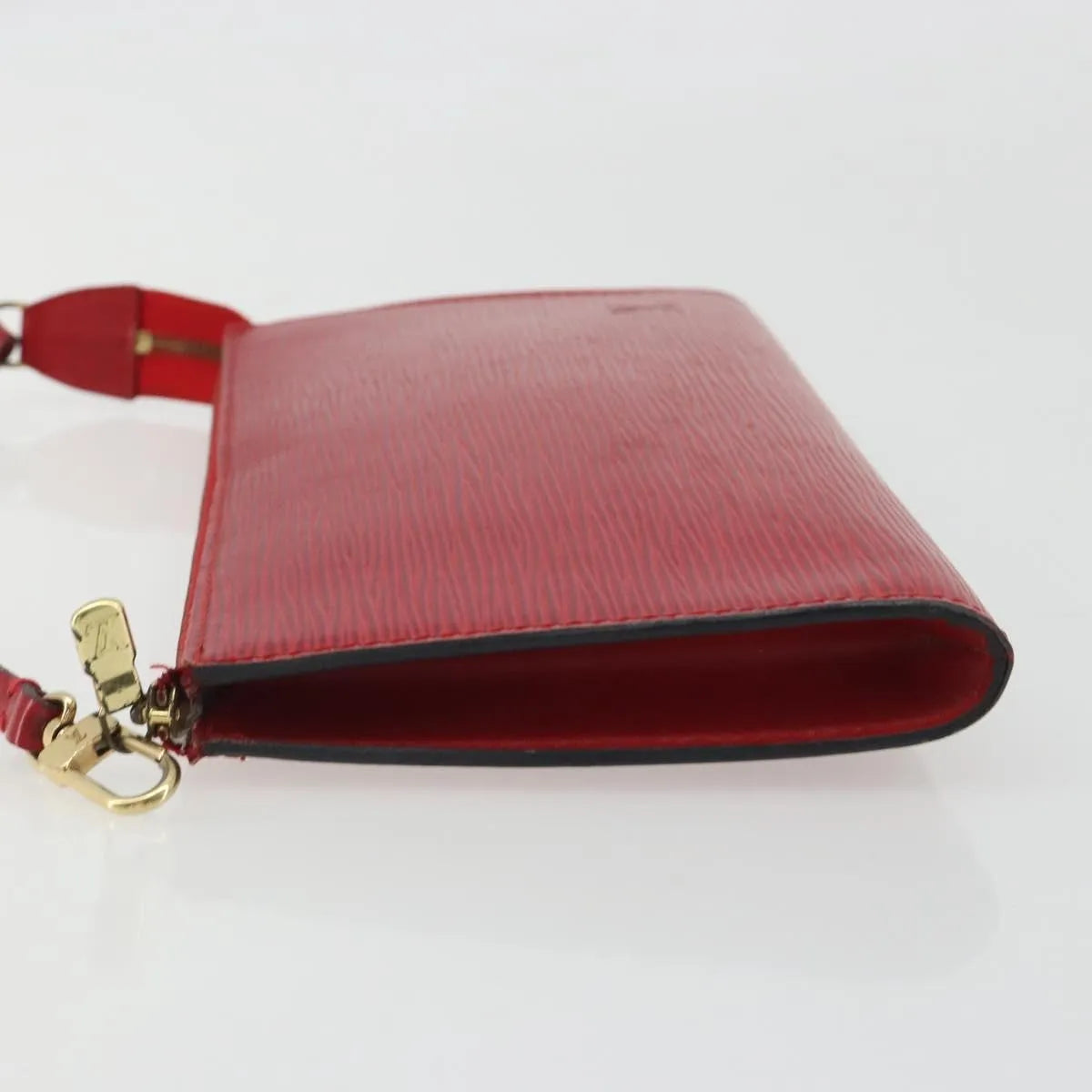 Louis Vuitton Pochette Accessoires Epi, Red, Leather, Clutch