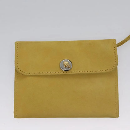 Salvatore Ferragamo Vintage Suede, Yellow, Suede, Shoulder Bag