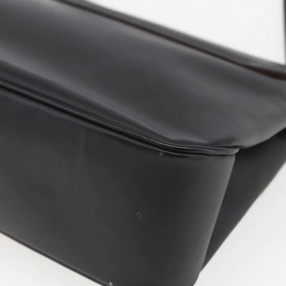 Salvatore Ferragamo Vala Leather, Black, Leather, Shoulder Bag
