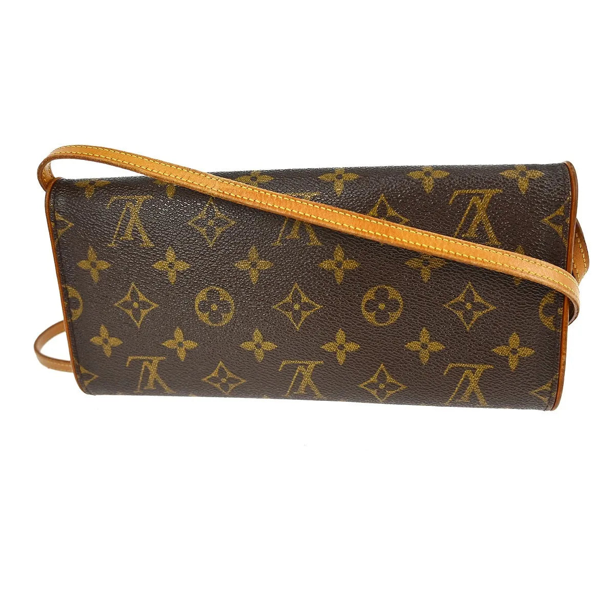 Louis Vuitton Twin Monogram, Brown, Canvas, Clutch