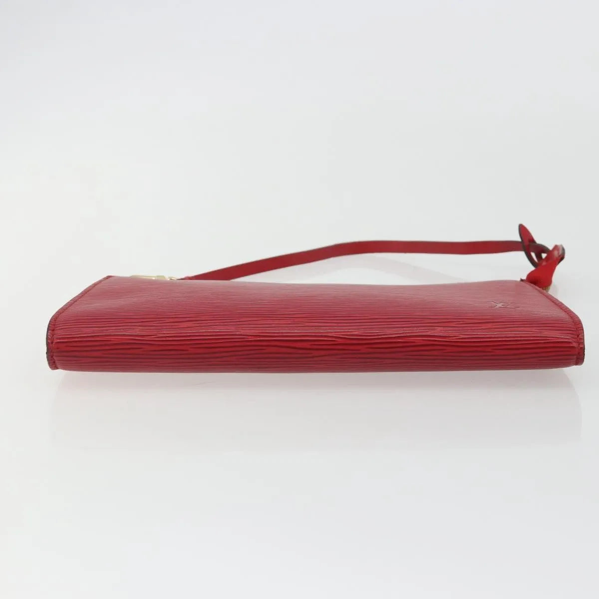 Louis Vuitton Pochette Accessoires Epi, Red, Leather, Clutch