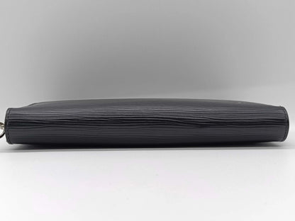 Louis Vuitton Zippy Wallet NM Epi Leather, Black, Leather, Wallet