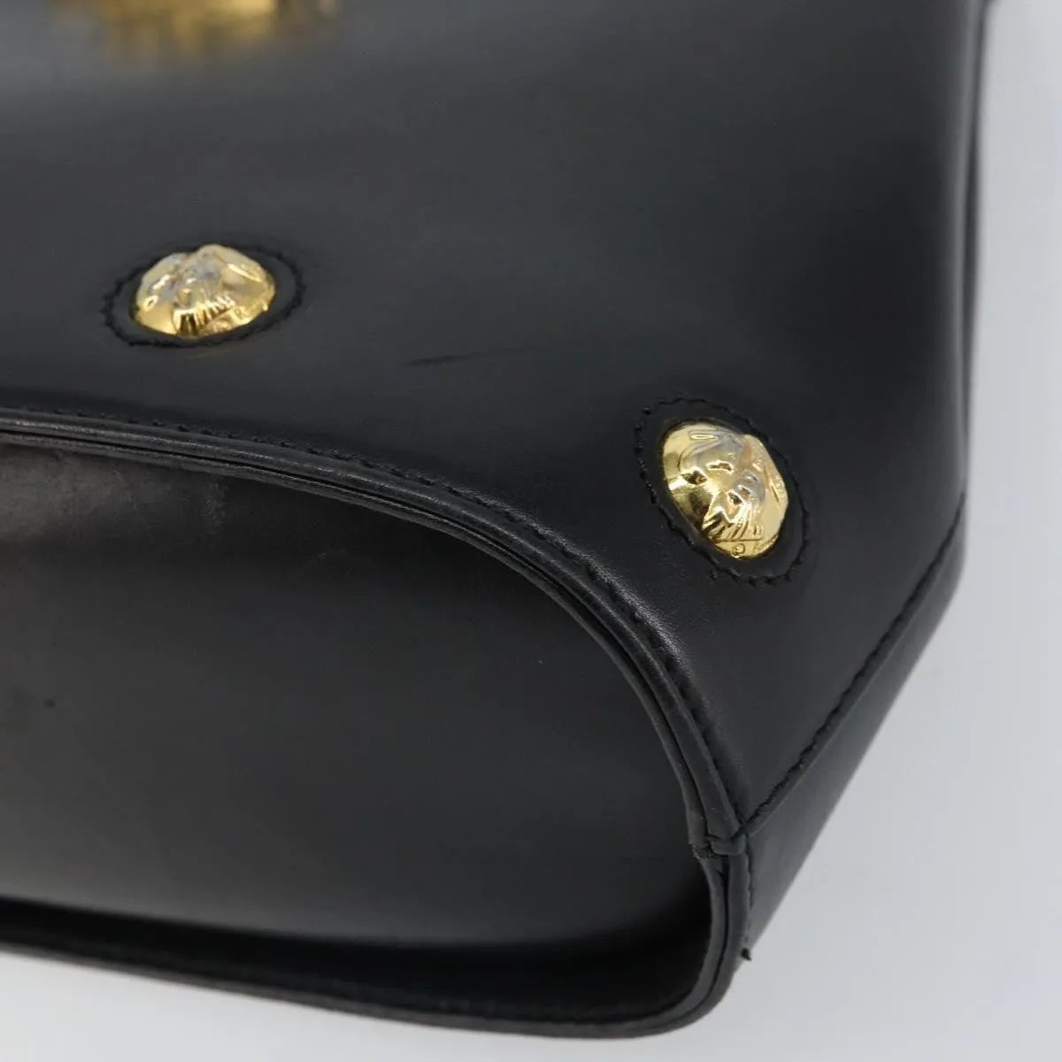 Salvatore Ferragamo Vintage Leather, Black, Leather, Handbag
