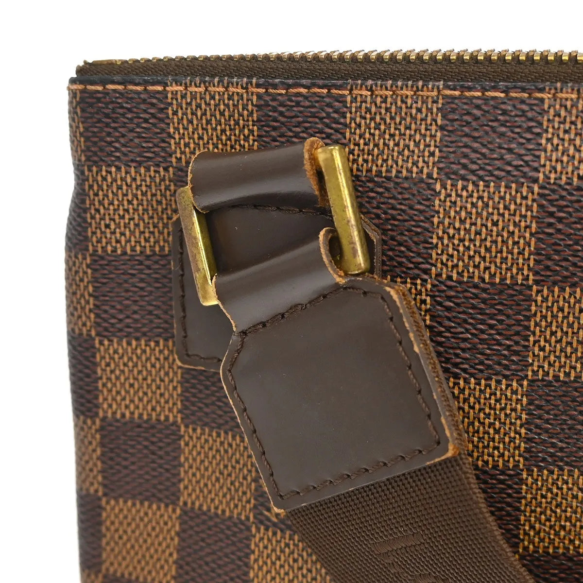 Louis Vuitton Bosphore Pochette Damier, Brown, Canvas, Shoulder Bag