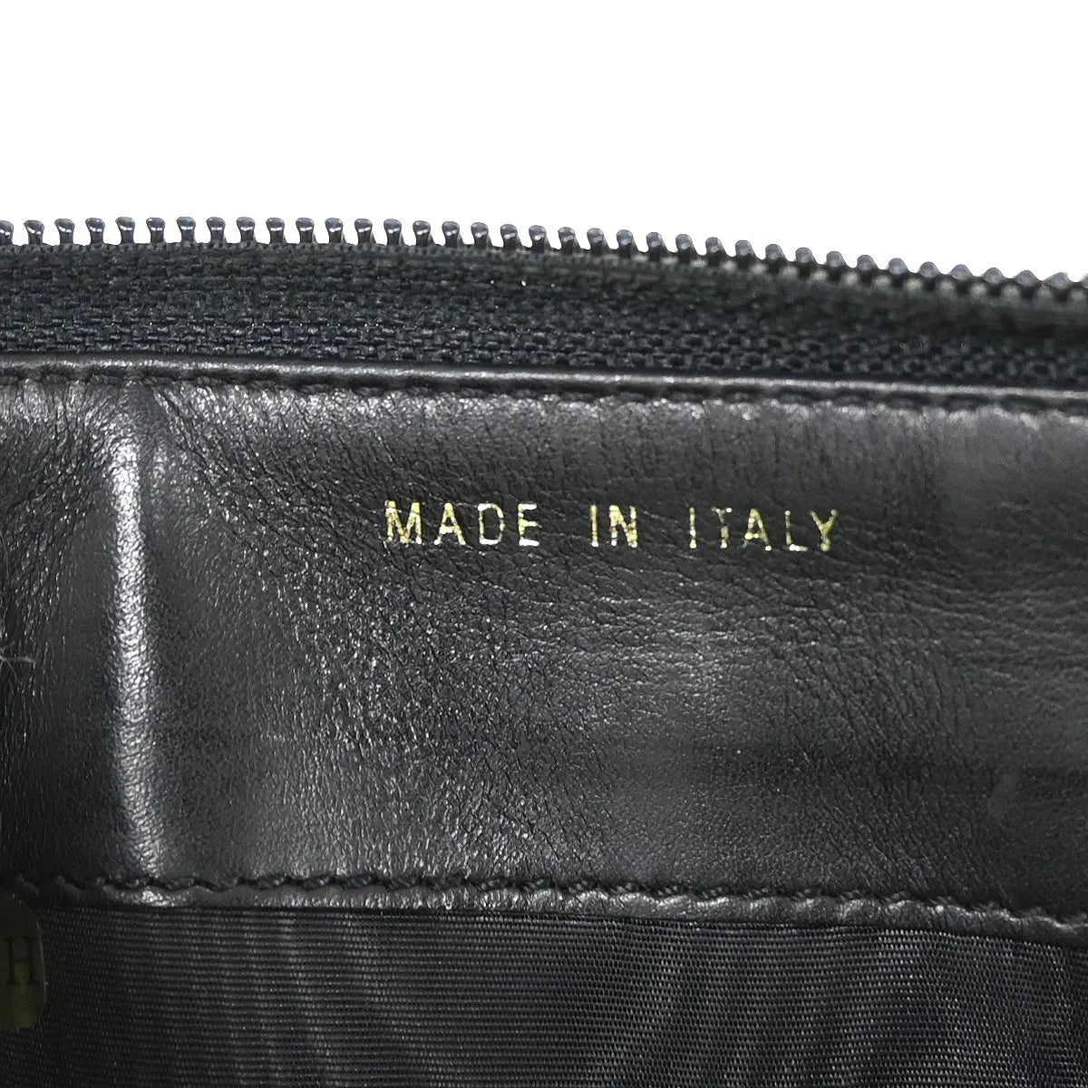 Chanel Portefeuille long CC logo calfskin leather, Black, Leather, Wallet