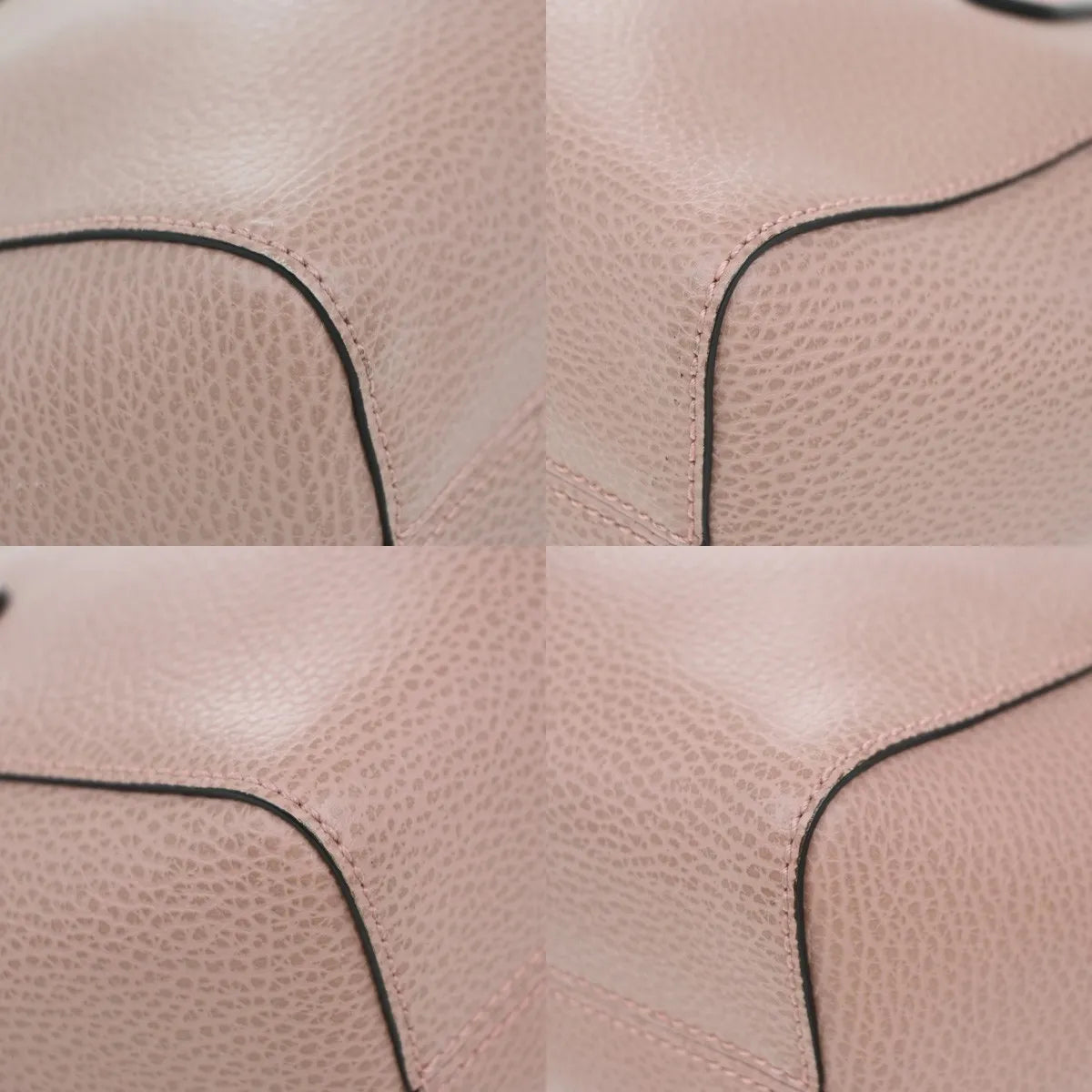 Gucci Swing Pebbled Leather, Pink, Leather, Handbag