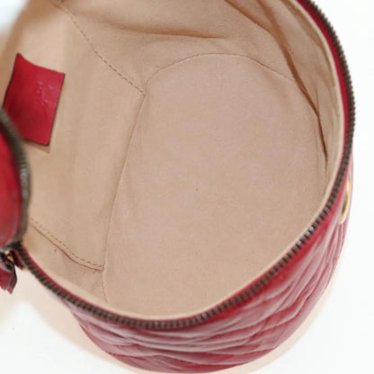 Gucci GG Marmont Vanity Matelasse Leather, Red, Leather, Backpack