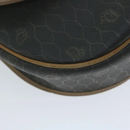 Christian Dior Vintage CD Flap Canvas, Black, Canvas, Shoulder Bag