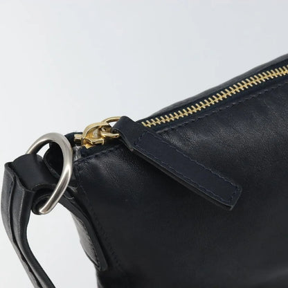 Celine Vintage Leather, Navy, Leather, Shoulder Bag