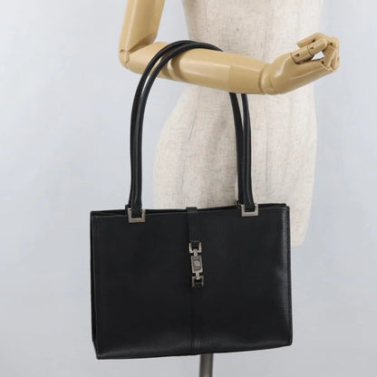 Gucci Jackie Tote Guccissima Leather, Black, Leather, Handbag