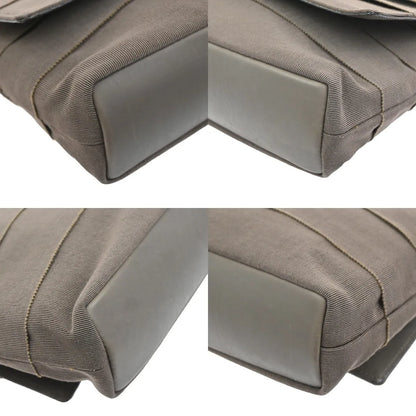 Salvatore Ferragamo Vala Canvas, Brown, Canvas, Shoulder Bag