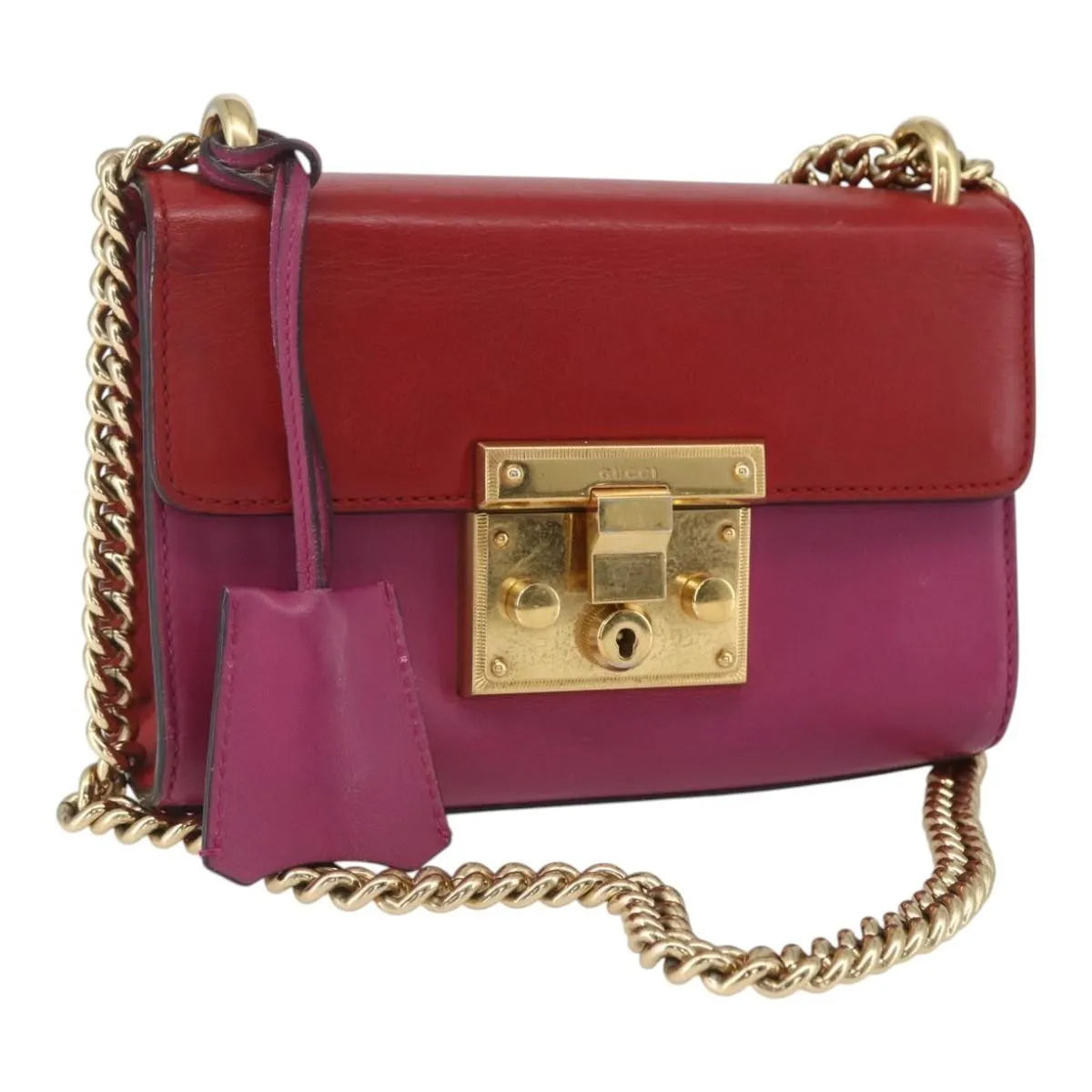 Gucci Padlock Shoulder Bag NM GG Coated Canvas and Leather, Multicolour, Leather, Shoulder Bag