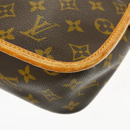 Louis Vuitton Sologne Monogram Canvas, Brown, Canvas, Shoulder Bag