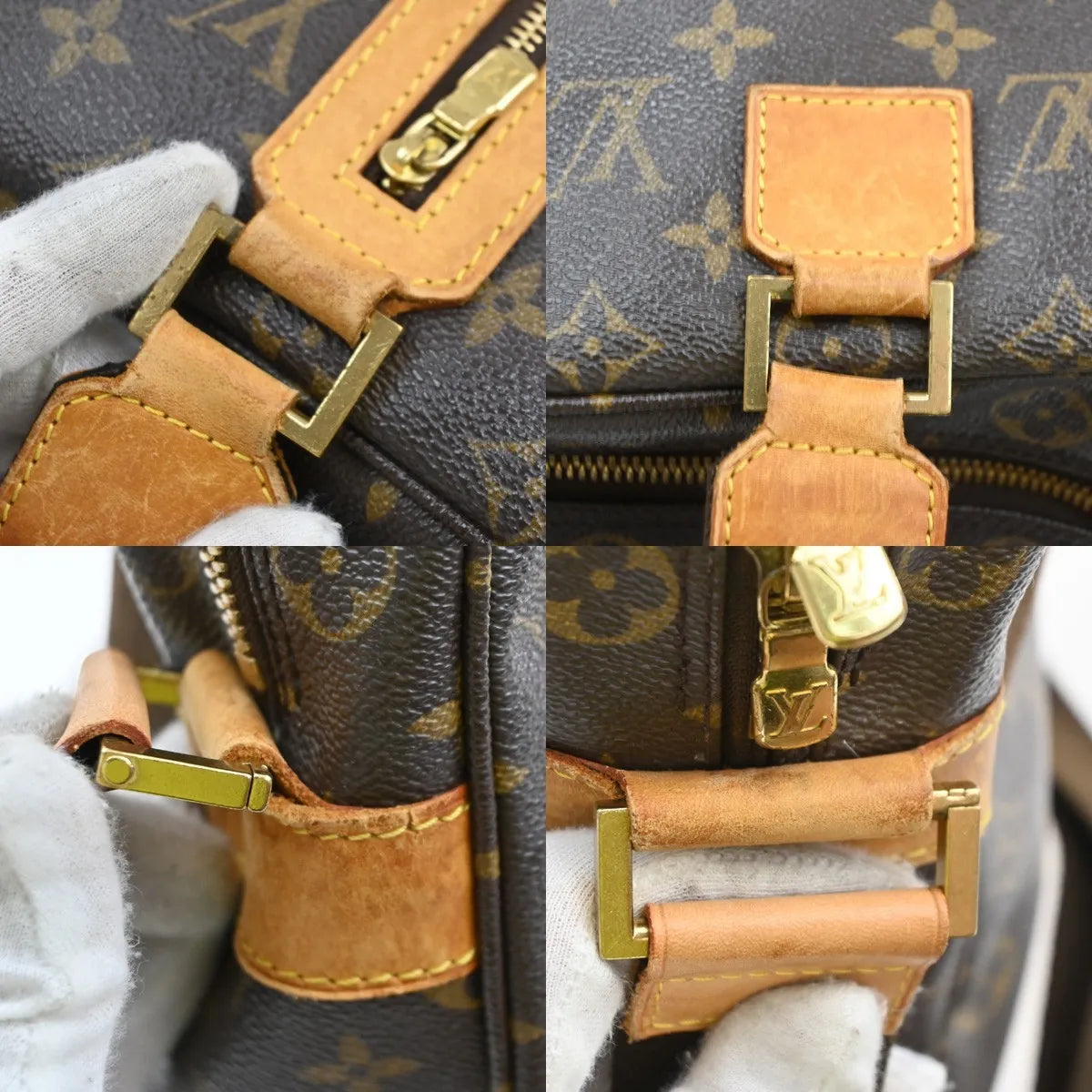 Louis Vuitton Sac Bosphore Monogram Canvas, Brown, Leather, Briefcase