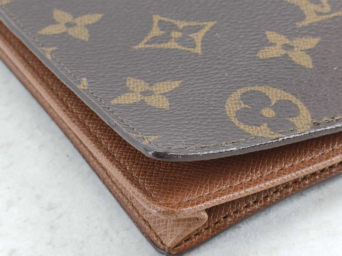 Louis Vuitton Porte Cartes Monogram Canvas, Brown, Canvas, Wallet
