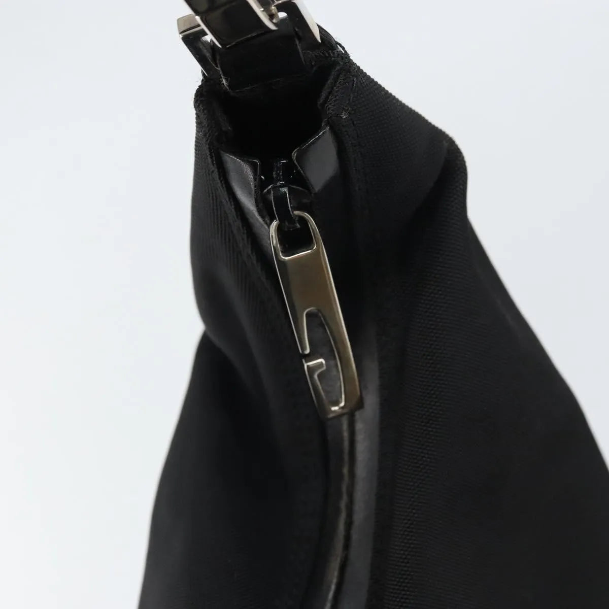 Gucci Vintage Nylon, Black, Nylon, Shoulder Bag