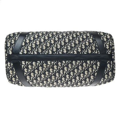 Christian Dior Vintage Bowling monogram canvas, Navy, Canvas, Handbag