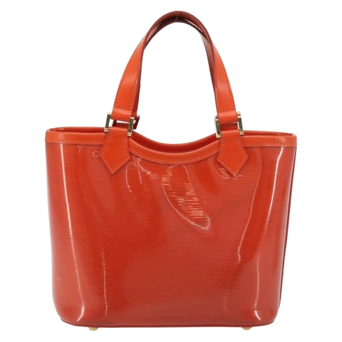 Louis Vuitton Plage Lagoon Bay Vinyl Epi Leather, Orange, Leather, Tote Bag