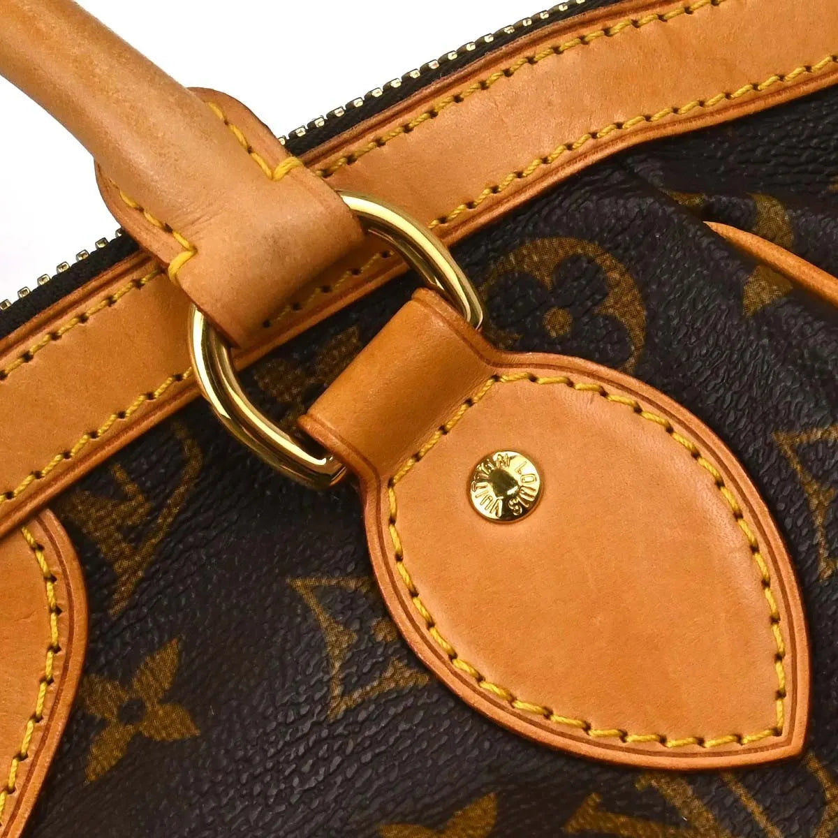 Louis Vuitton Tivoli Monogram, Brown, Canvas, Handbag