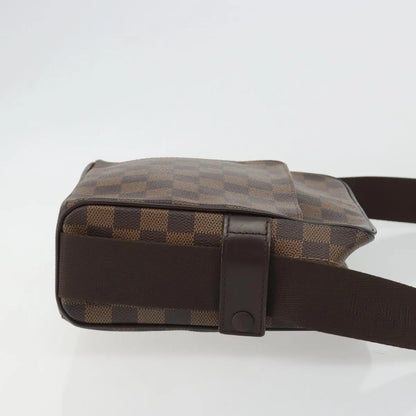 Louis Vuitton Olav Damier, Brown, Canvas, Shoulder Bag
